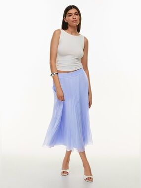 Aritzia Wilfred Twirl Pleated Skirt